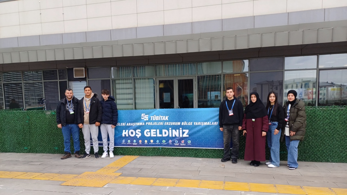 Okulumuz 2204 A Tübitak Liseler Arası Proje Yarışması Erzurum Bölge Sergisine Damga Vurdu...